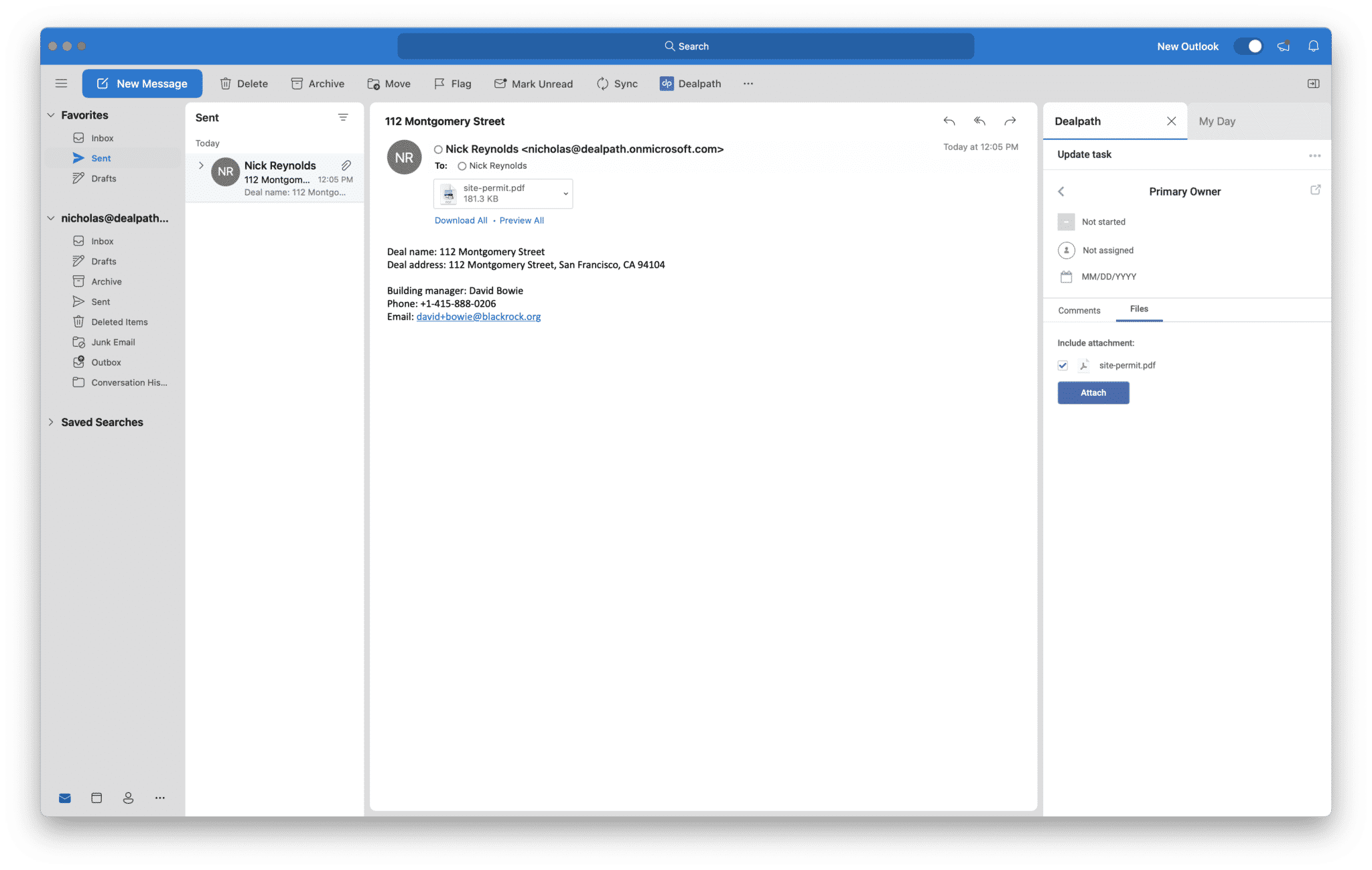 Update Deals Faster & Smarter With Dealpath's Outlook AddIn