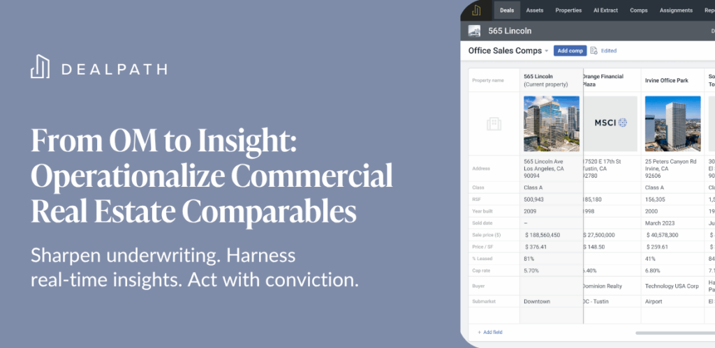 commercial real estate comparables