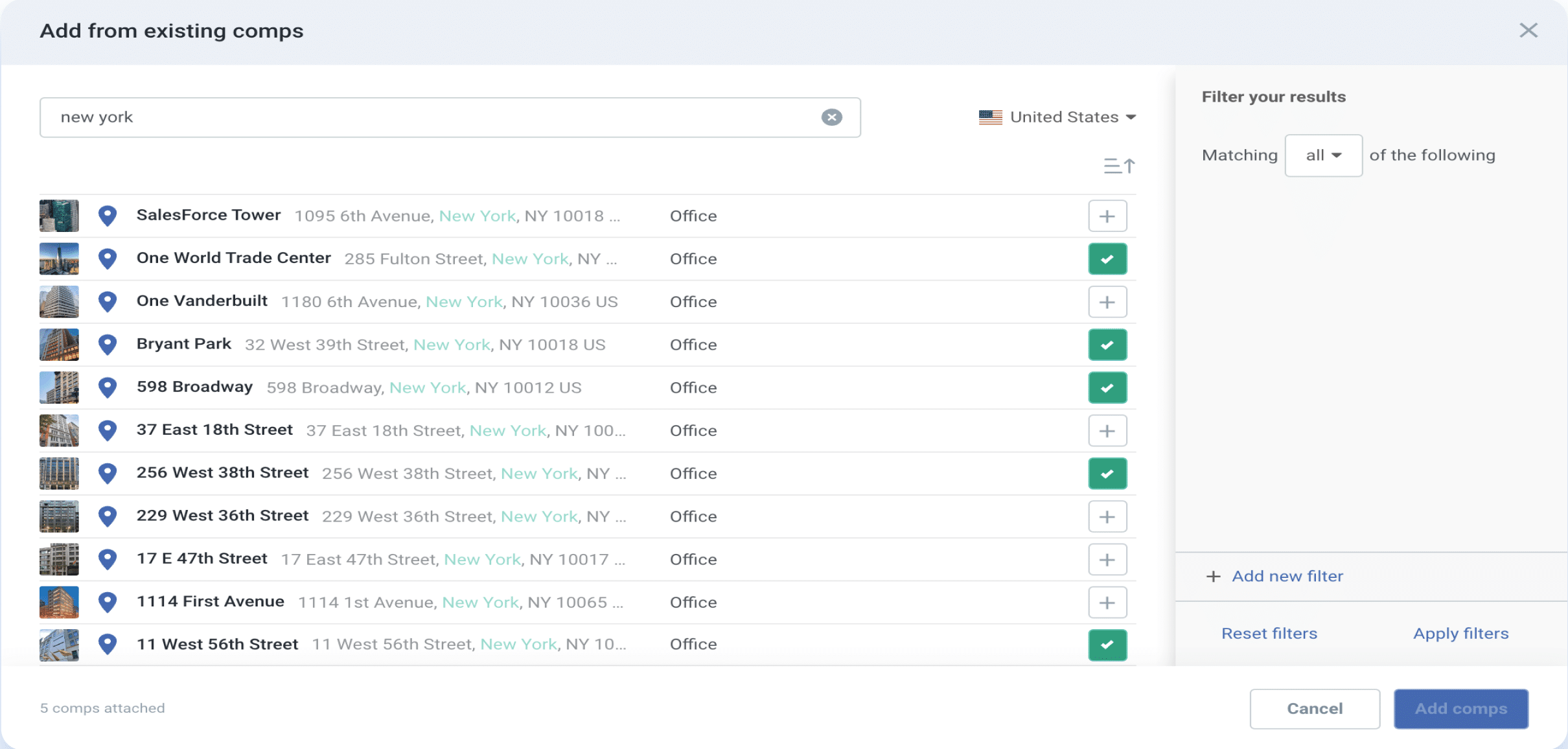 Sales & Lease Comps in One Place