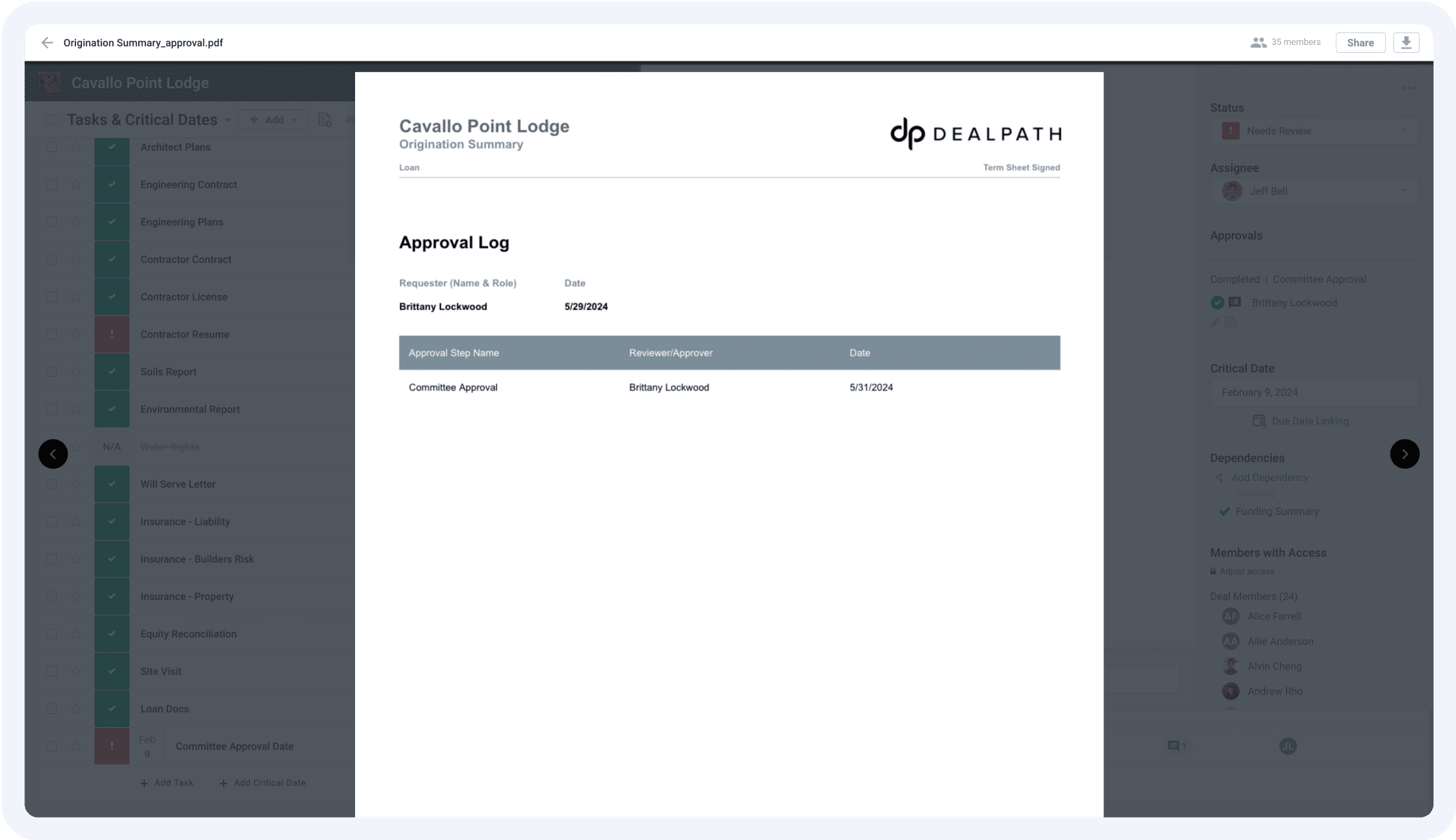 Request and Track Approvals