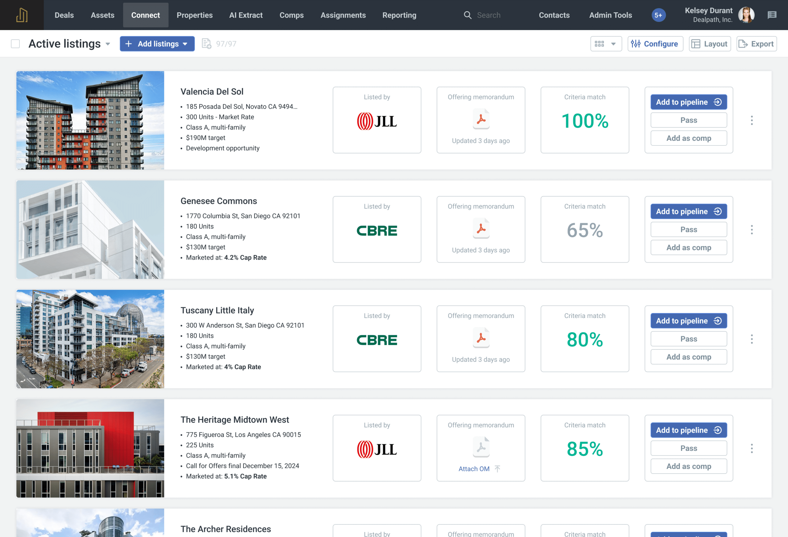 DP-connect-active-listings