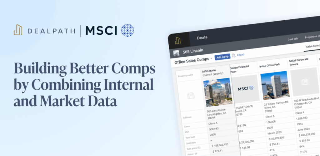 msci dealpath building better comps blog