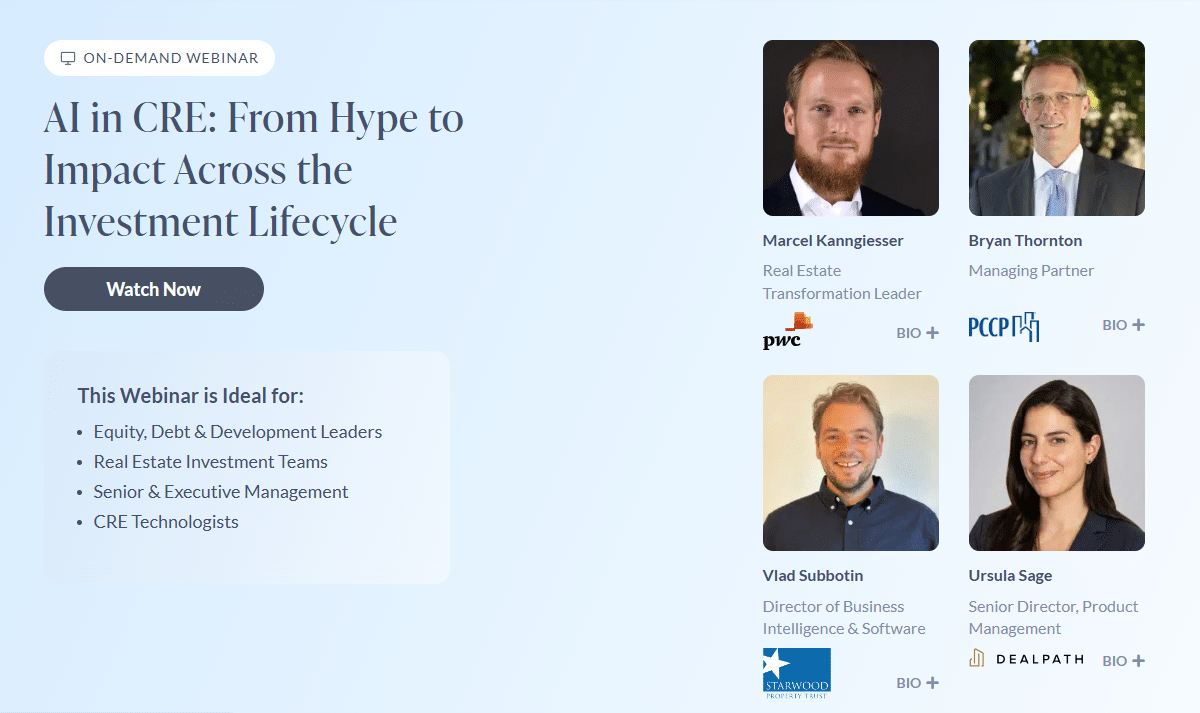 AI in CRE From Hype to Impact Across the Investment Lifecycle